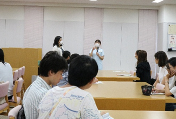 在校生との交流