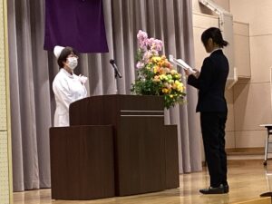 新入生代表の宣誓