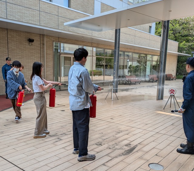 消化訓練の様子